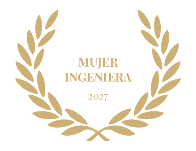 Laurel de la categoría Mujer Ingeniera 2027